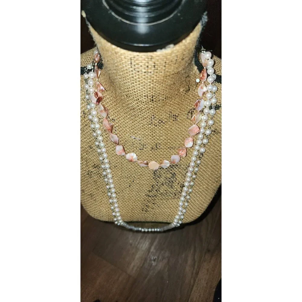 Faux Pearl Necklace